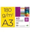 CARTULINA LIDERPAPEL A3 180G/M2 AMARILLO PAQUETE DE 100