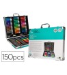 ESTUCHE DE PINTURA LIDERPAPEL ALUMINIO 150 PIEZAS MALETIN 37,8X29,7...