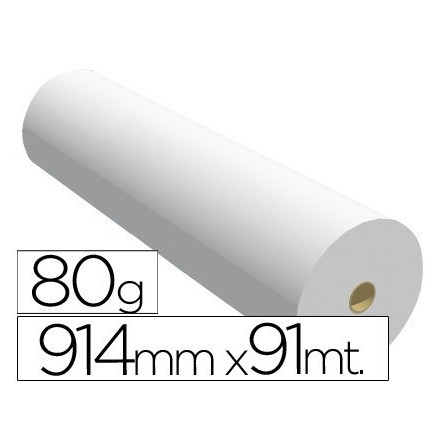 PAPEL REPROGRAFIA PARA PLOTTER NAVIGATOR 914MMX91MT 80GR IMPRESION ...