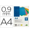 TAPA ENCUADERNACION LIDERPAPEL CARTON A4 0,9MM AMARILLO FLUOR PAQUE...