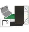 CARPETA CLASIFICADOR TAPA DE PLASTICO PARDO FOLIO -9 DEPARTAMENTOS ...