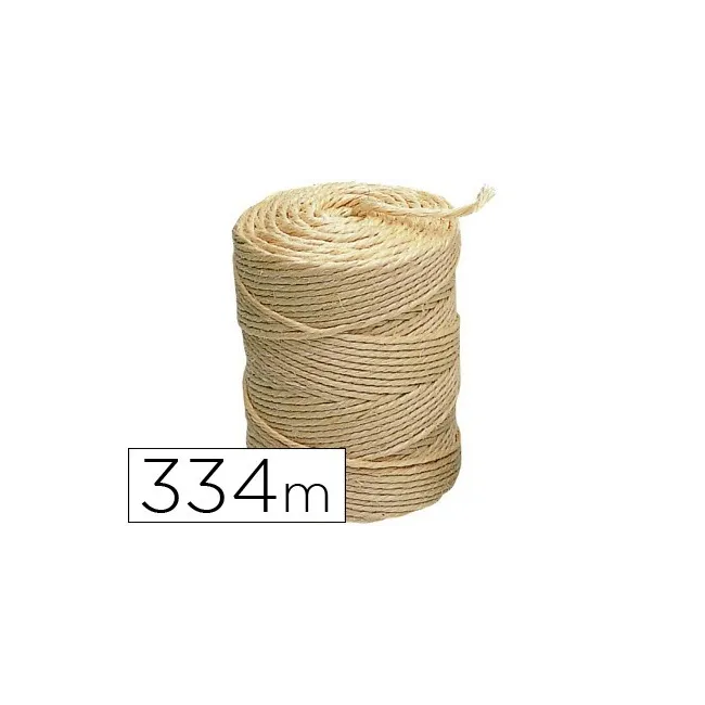 CUERDA SISAL 3 CABOS LIDERPAPEL ROLLO 2 KG