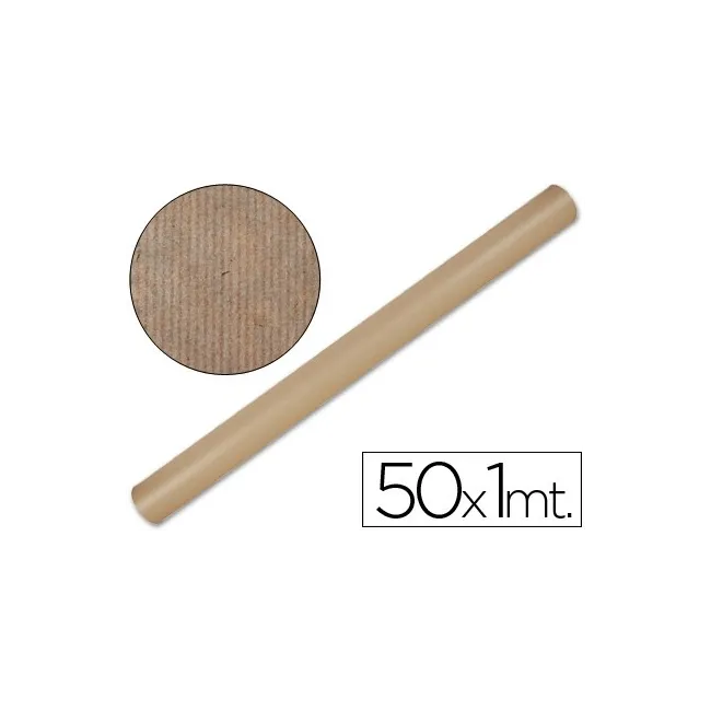 PAPEL KRAFT LIDERPAPEL MARRON -ROLLO 50X1 MT