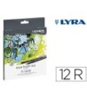 ROTULADOR LYRA AQUA BRUSH DUO CAJA DE 12 COLORES
