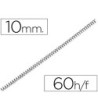 ESPIRAL METALICO Q-CONNECT 64 5:1 10 MM 1MM CAJA DE 200 UNIDADES