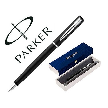 PLUMA WATERMAN ALLURE LACA NEGRA EN ESTUCHE DE REGALO