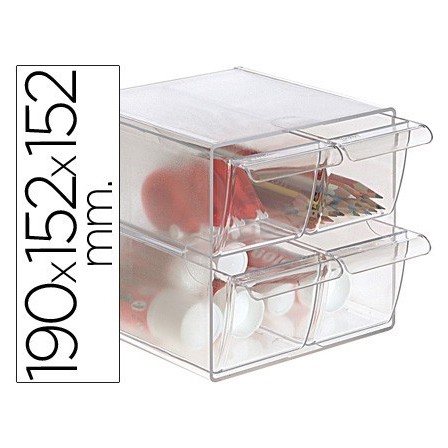 ARCHICUBO ARCHIVO 2000 4 CAJONES ORGANIZADOR MODULAR PLASTICO 190X1...