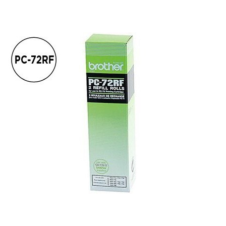 REPUESTO FAX T104/106 BROTHER DE TRANSFERENCIA TERMICA 2 BOBINAS DU...