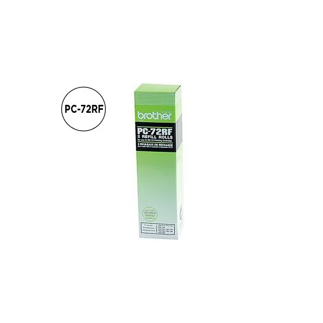 REPUESTO FAX T104/106 BROTHER DE TRANSFERENCIA TERMICA 2 BOBINAS DU...