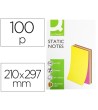 BLOC DE NOTAS MAGNETICAS QUITA Y PON Q-CONNECT 210X297 MM 100 HOJAS...