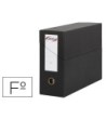 CAJA TRANSFERENCIA PARDO FOLIO FORRADO EXTRA DOBLE LOMO 80 MM ESTUC...