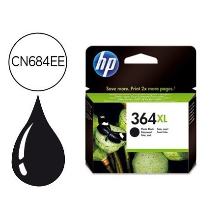 INK-JET HP 364XL NEGRO PHOTOSMART PREMIUM - C309A / SERIES C5300 / ...
