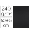 CARTULINA LIDERPAPEL 50X65 CM 240G/M2 NEGRO PAQUETE DE 25 UNIDADES