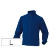 CHAQUETA DELTAPLUS POLAR CON CREMALLERA 2 BOLSILLOS COLOR AZUL TALLA L