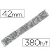 ESPIRAL METALICO Q-CONNECT 64 5:1 42MM 1,2MM CAJA DE 25 UNIDADES