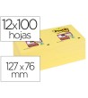 BLOC DE NOTAS ADHESIVAS QUITA Y PON POST-IT SUPER STICKY 76X127 MM ...