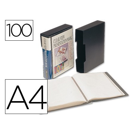 CARPETA LIDERPAPEL PERSONALIZA 37865 100 FUNDAS POLIPROPILENODIN A4...