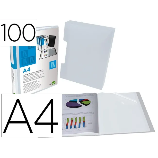 CARPETA LIDERPAPEL PERSONALIZA 100 FUNDAS POLIPROPILENODIN A4 TRANS...
