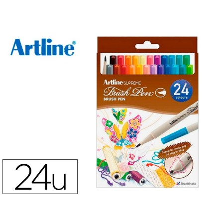 ROTULADOR ARTLINE SUPREME BRUSH EPFS PINTURA BASE DE AGUA PUNTA TIP...