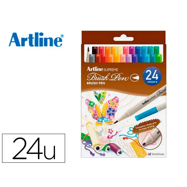 ROTULADOR ARTLINE SUPREME BRUSH EPFS PINTURA BASE DE AGUA PUNTA TIP...