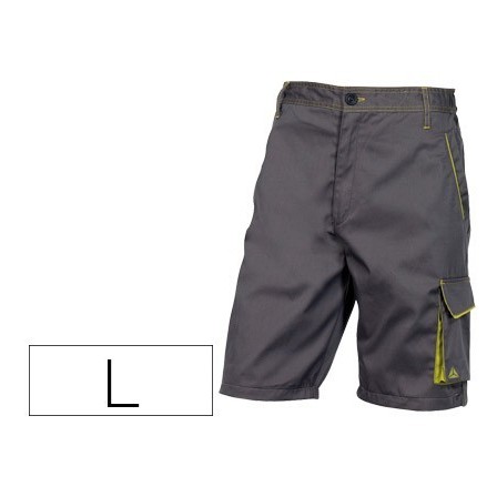 PANTALON DE TRABAJO DELTAPLUS BERMUDA CINTURA AJUSTABLE 5 BOLSILLOS...