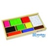 JUEGO ANDREUTOYS BARRAS DE FRACCIONES 308 PIEZAS 32,5X17,5X4 CM