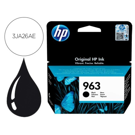 INK-JET HP 963 OFFICEJET PRO 9010 / 9020 / 9022 / 9023 / 9025 NEGRO...
