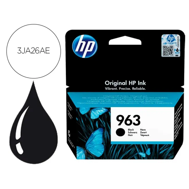 INK-JET HP 963 OFFICEJET PRO 9010 / 9020 / 9022 / 9023 / 9025 NEGRO...
