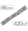 ESPIRAL METALICO Q-CONNECT 64 5:1 46MM 1,2MM CAJA DE 25 UNIDADES