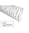 ESPIRAL METALICO Q-CONNECT BLANCO 64 5:1 12 MM 1MM CAJA DE 200 UNID...