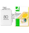 BOLSA DE PLASTIFICAR Q-CONNECT 303 X 216 MM 80 MC DIN A4 CAJA DE 10...