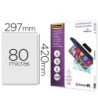 BOLSA DE PLASTIFICAR FELLOWES BRILLO DIN A3 80 MICRAS PACK 100 UNID...