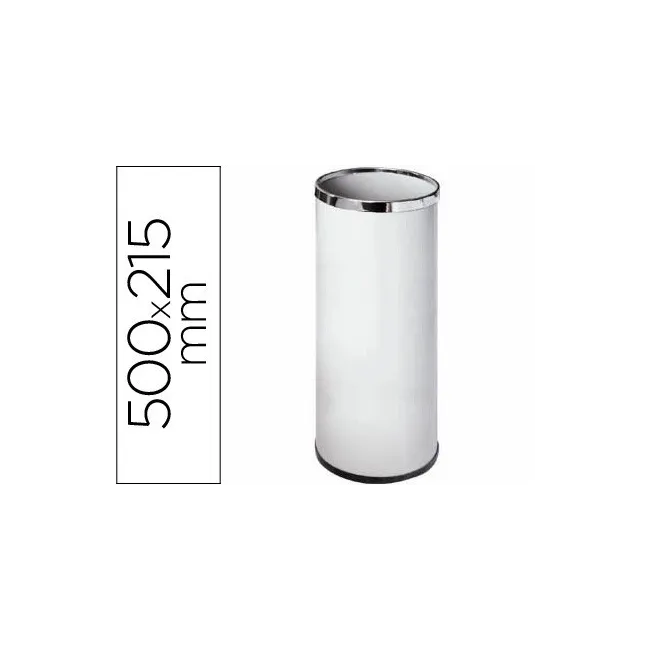 PARAGUERO METALICO 301 BLANCO MEDIDA 50X21.5 -AROS CROMO