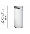 PARAGUERO METALICO 301 BLANCO MEDIDA 50X21.5 -AROS CROMO