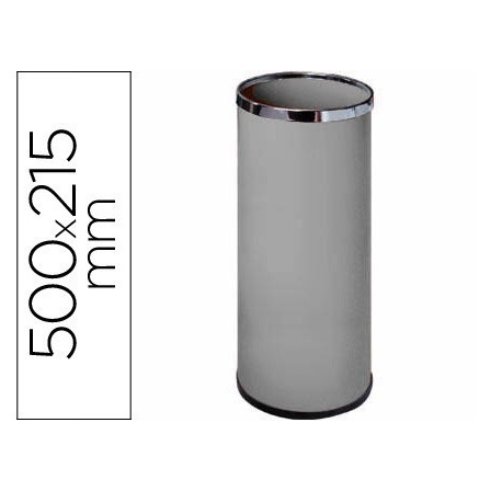 PARAGUERO METALICO SIE 301 GRIS MEDIDA 50X21,5 -AROS CROMO
