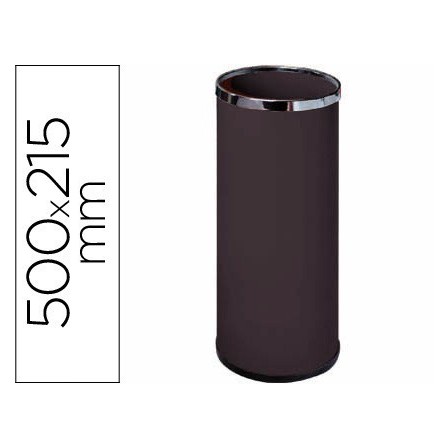 PARAGUERO METALICO SIE 301 NEGRO MEDIDA 50X21,5 -AROS CROMO