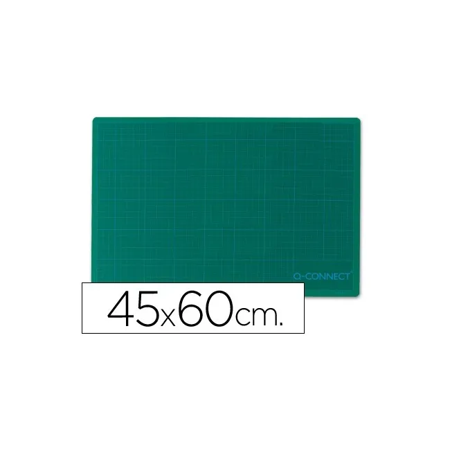 PLANCHA PARA CORTE Q-CONNECT -TAMAÑO 450X600 MM A-2 VERDE