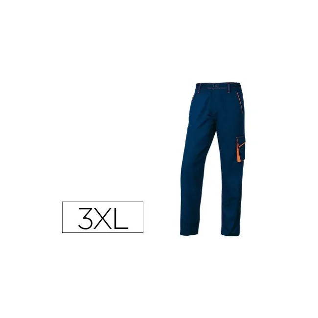 PANTALON DE TRABAJO DELTAPLUS CINTURA AJUSTABLE 5 BOLSILLOS COLOR A...