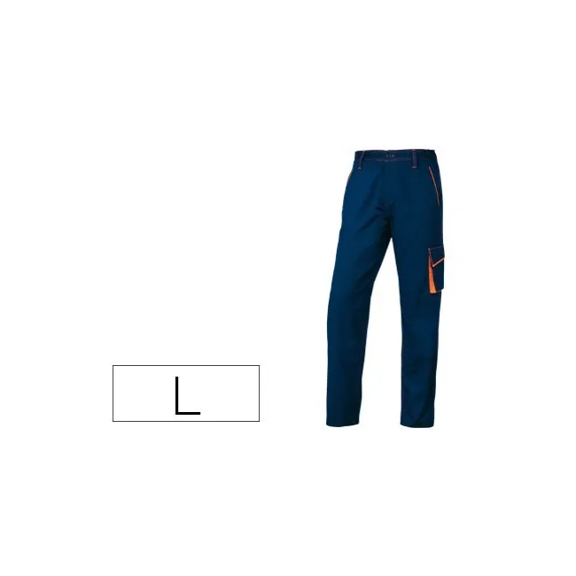 PANTALON DE TRABAJO DELTAPLUS CINTURA AJUSTABLE 5 BOLSILLOS COLOR A...