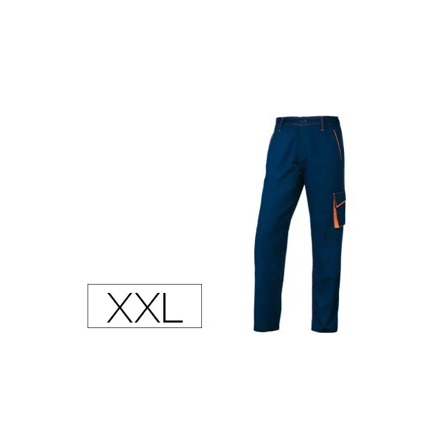 PANTALON DE TRABAJO DELTAPLUS CINTURA AJUSTABLE 5 BOLSILLOS COLOR A...