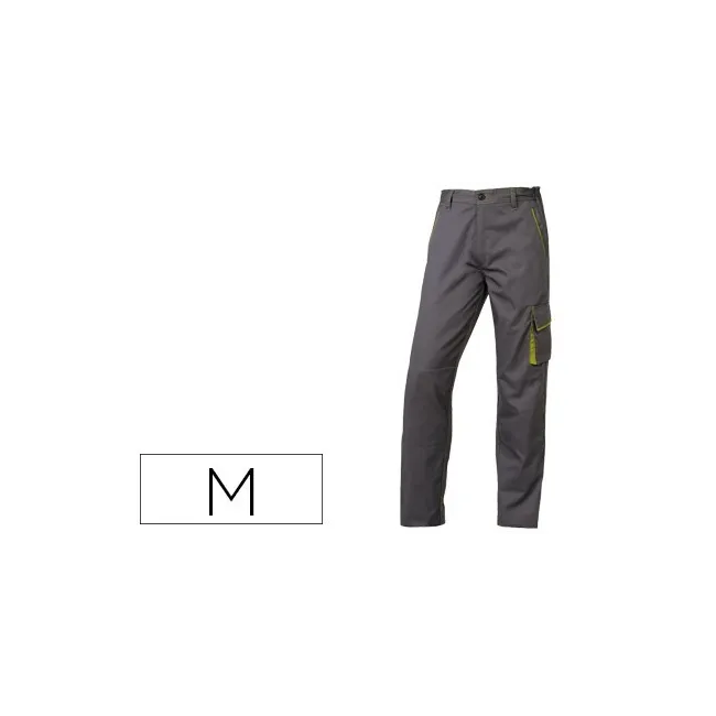 PANTALON DE TRABAJO DELTAPLUS CINTURA AJUSTABLE 5 BOLSILLOS COLOR G...