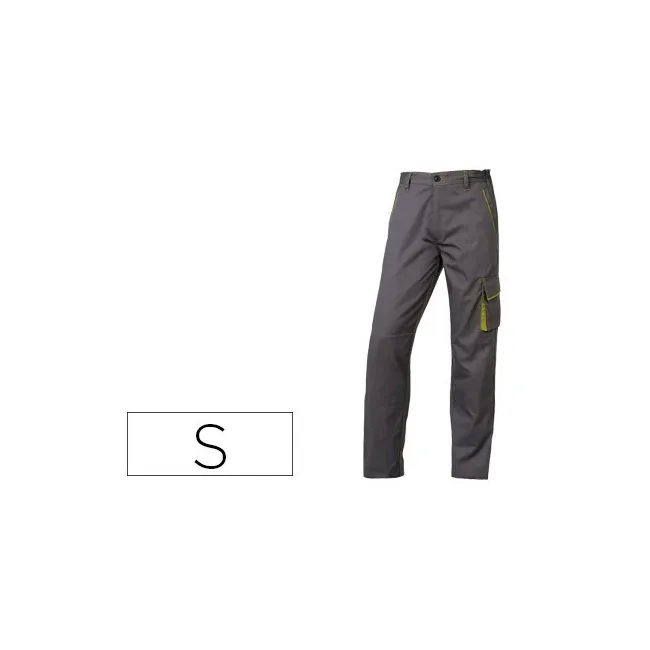 PANTALON DE TRABAJO DELTAPLUS CINTURA AJUSTABLE 5 BOLSILLOS COLOR G...