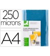 TAPA DE ENCUADERNACION Q-CONNECT PVC DIN A4 INCOLORA 250 MC CAJA DE...