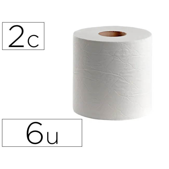 PAPEL SECAMANOS DAHI 2 CAPAS CELULOSA GOFRADA 195 MM X 145 MT PAQUE...