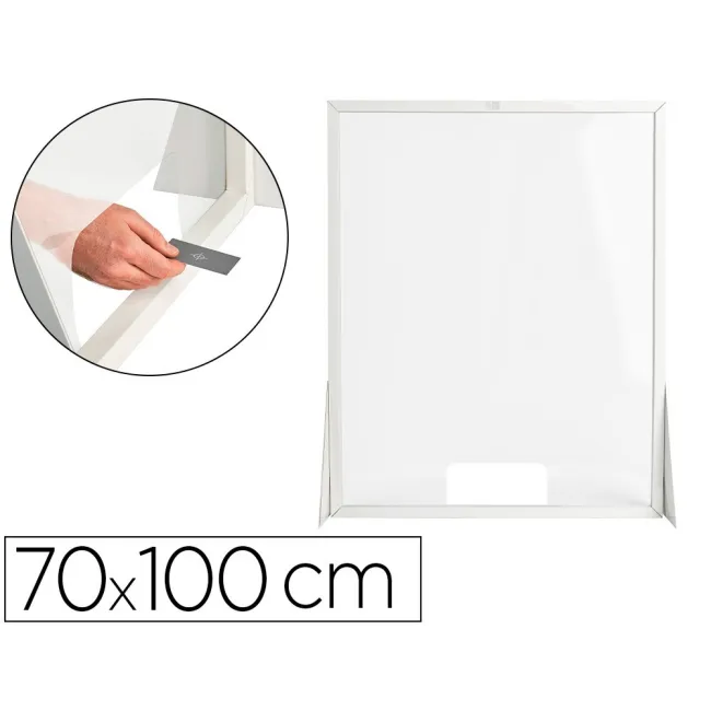 PANTALLA DE PROTECCION Q-CONNECT CARTON FORMATO VERTICAL 70X100 CM