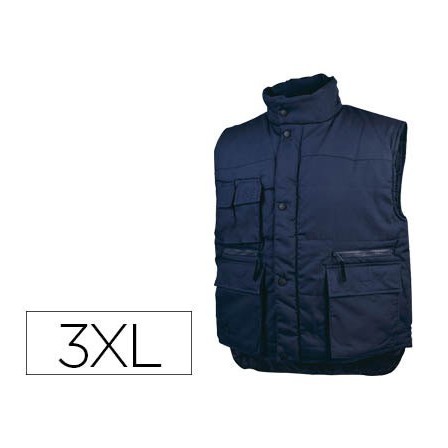 CHALECO DELTAPLUS MULTIBOLSILLOS CON CREMALLERA CINTURA ELASTICA CO...