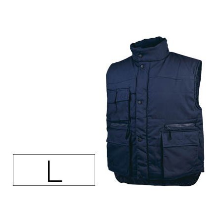 CHALECO DELTAPLUS MULTIBOLSILLOS CON CREMALLERA CINTURA ELASTICA CO...