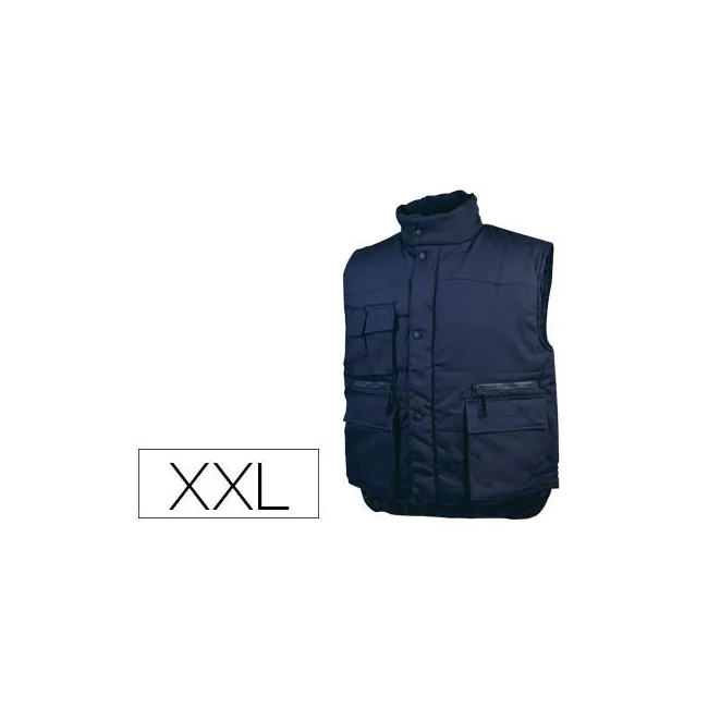 CHALECO DELTAPLUS MULTIBOLSILLOS CON CREMALLERA CINTURA ELASTICA CO...
