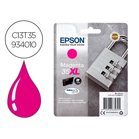 INK-JET EPSON 35XL T3593 PRO WF-4720DWF / 4725DWF / 4730DTWF / 4740...