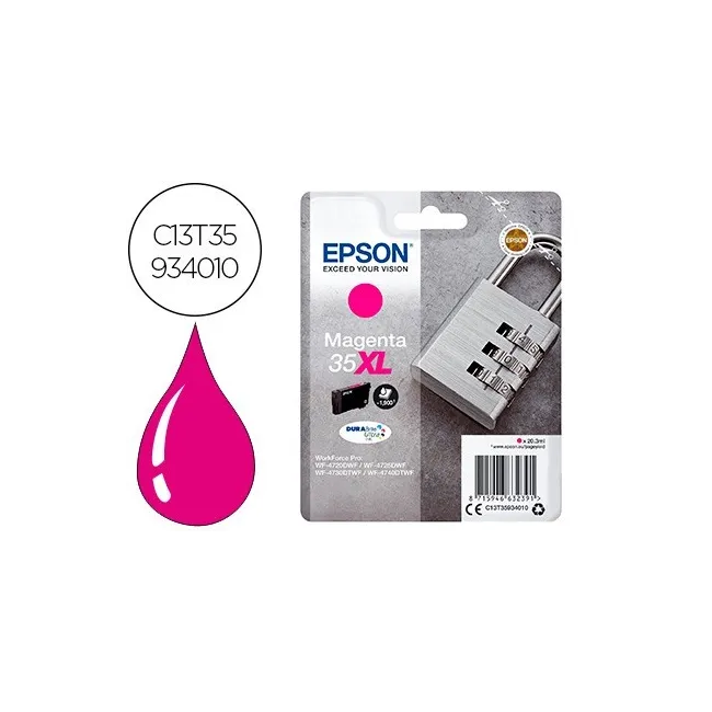 INK-JET EPSON 35XL T3593 PRO WF-4720DWF / 4725DWF / 4730DTWF / 4740...